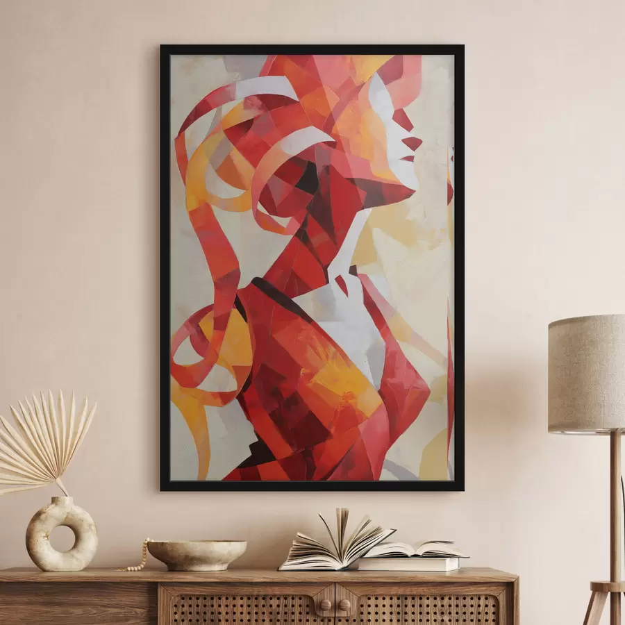 Fototapetai Abstraktus moters portretas f47832