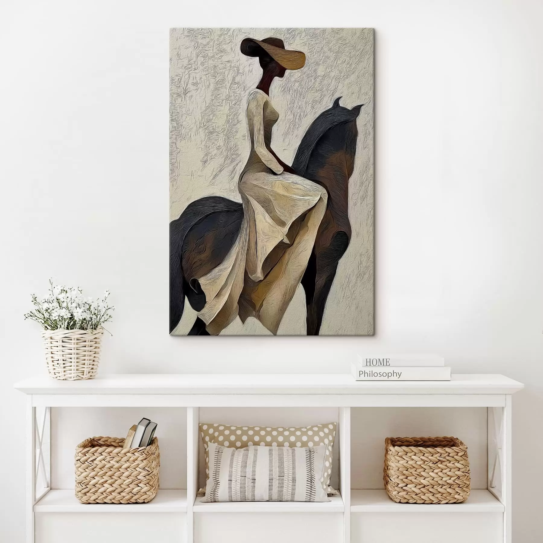 Paveikslėlis Moteris ant žirgo s47844