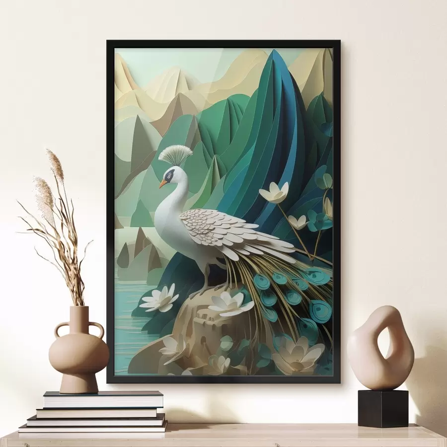 Fototapetai Povas ant žalios fono f47901