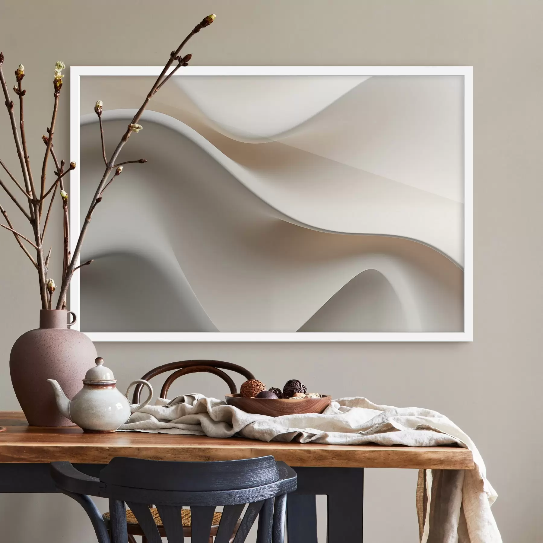 Fototapetai Tūrinės bangos, 3D imitacija f47886