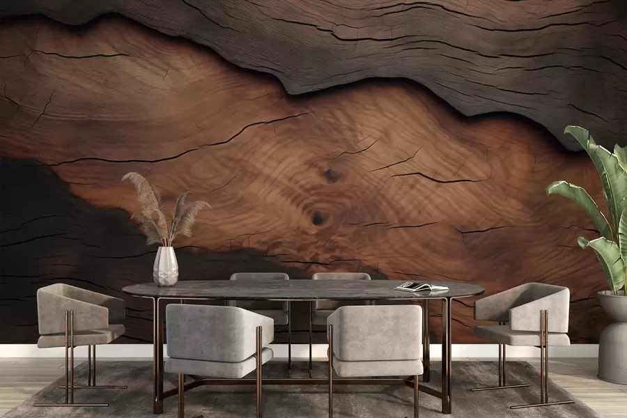 Fototapetai Medžio žievės imitacija w09705