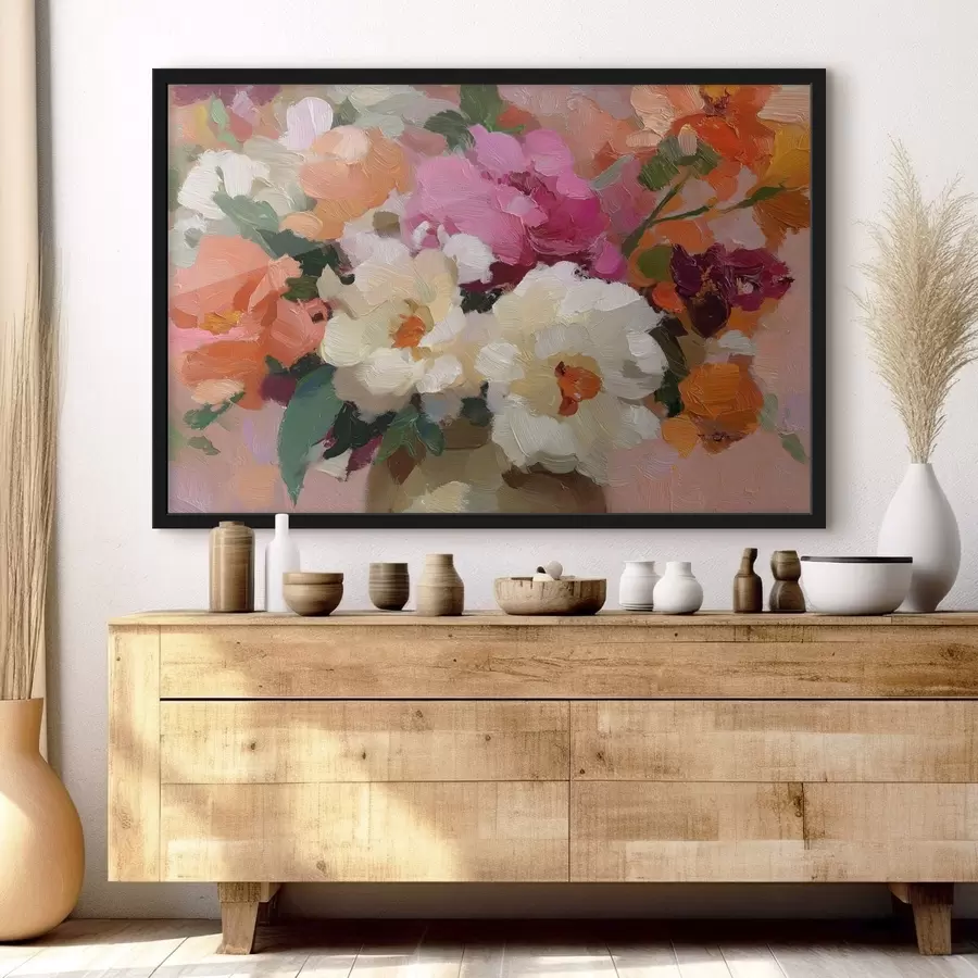 Fototapetai Abstrakti gėlių puokštė f47919