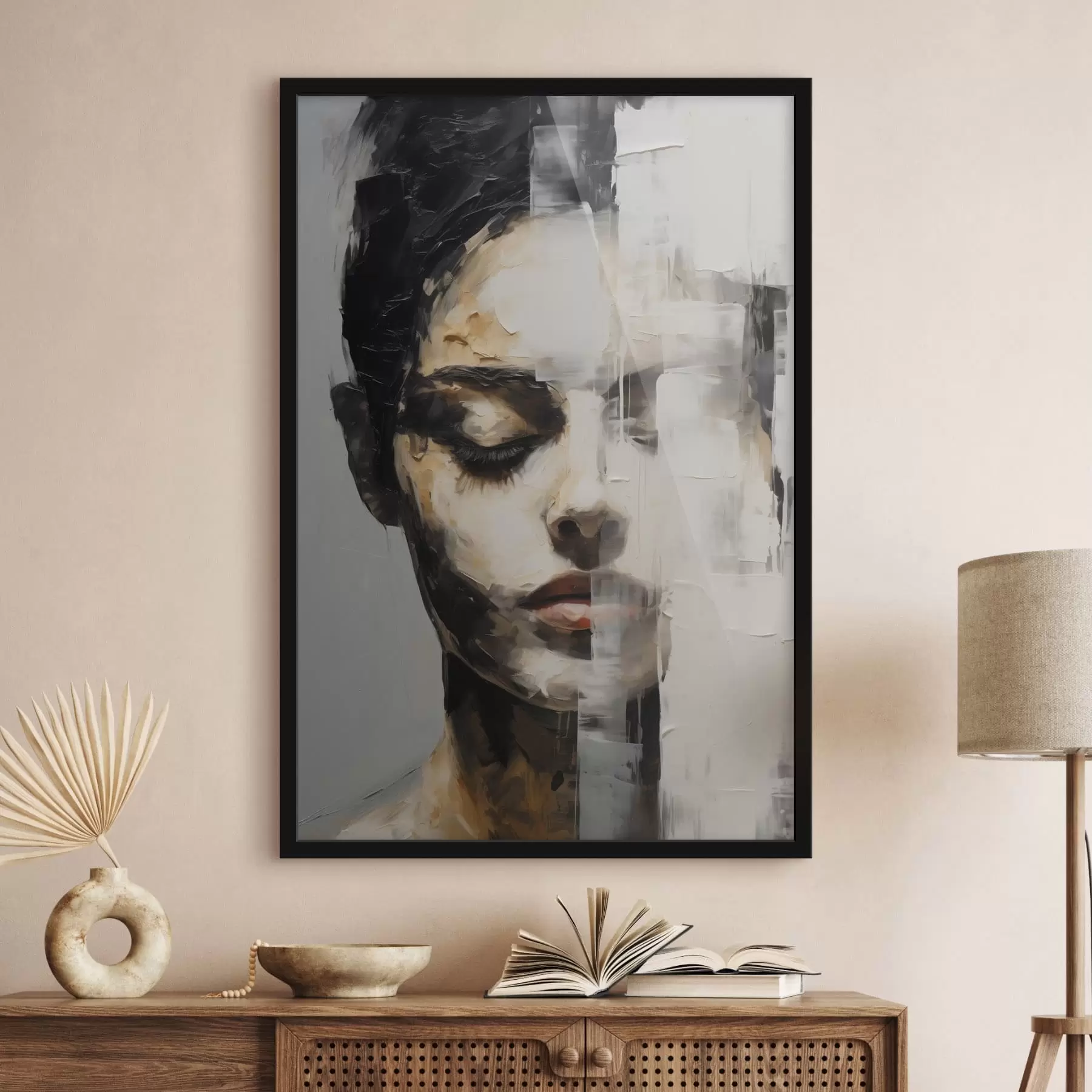 Fototapetai Abstraktus moters portretas f47928