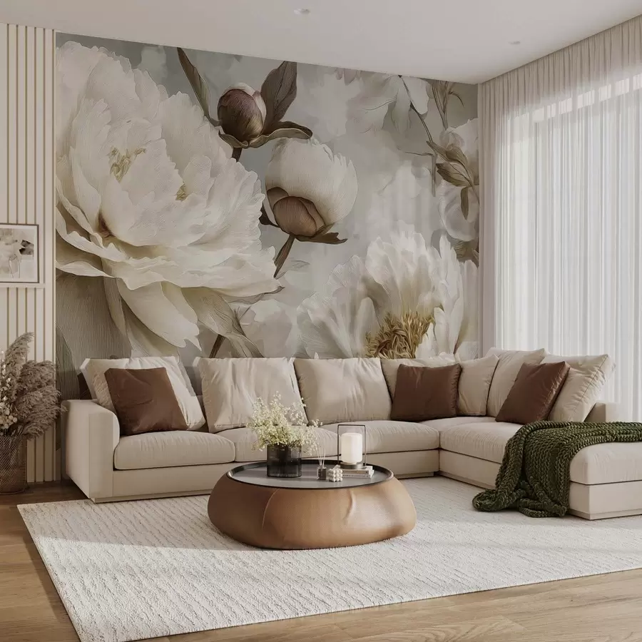 Fototapetai Dideli bijūnai w09689