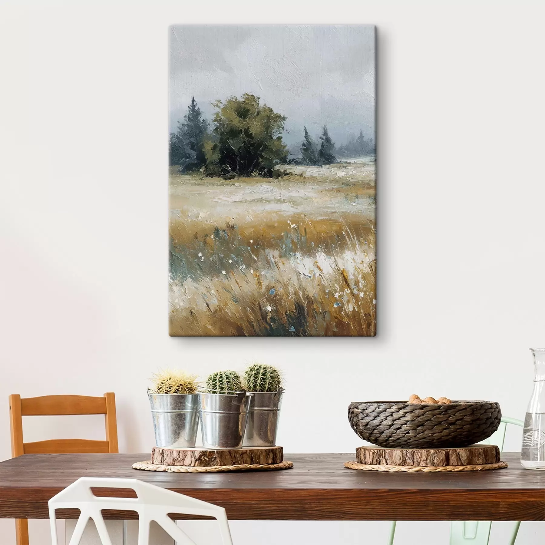 Paveikslėlis Lauko augalai, imituojanti aliejinė tapyba s48009