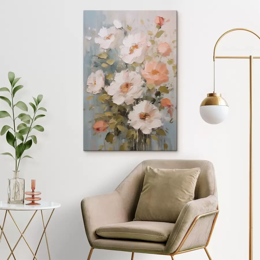 Paveikslėlis Gėlių puokštė, tapybos imitacija s48056