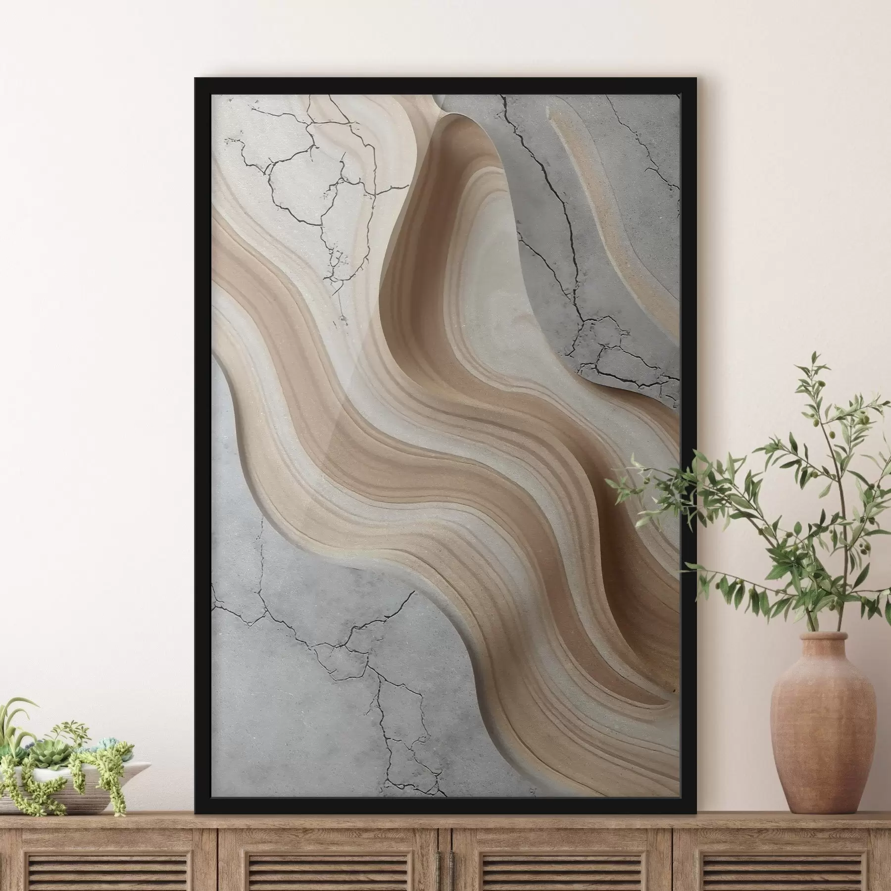 Fototapetai Mediena ir lengvas betonas, imitacija f48104