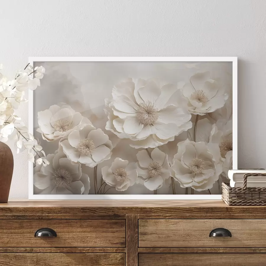 Fototapetai Didelės gėlės f48111