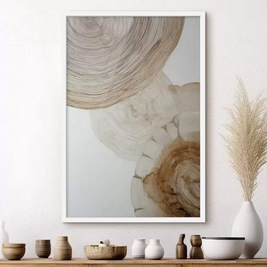 Fototapetai abstrakčios metinės medžių žiedų žiedai f47933