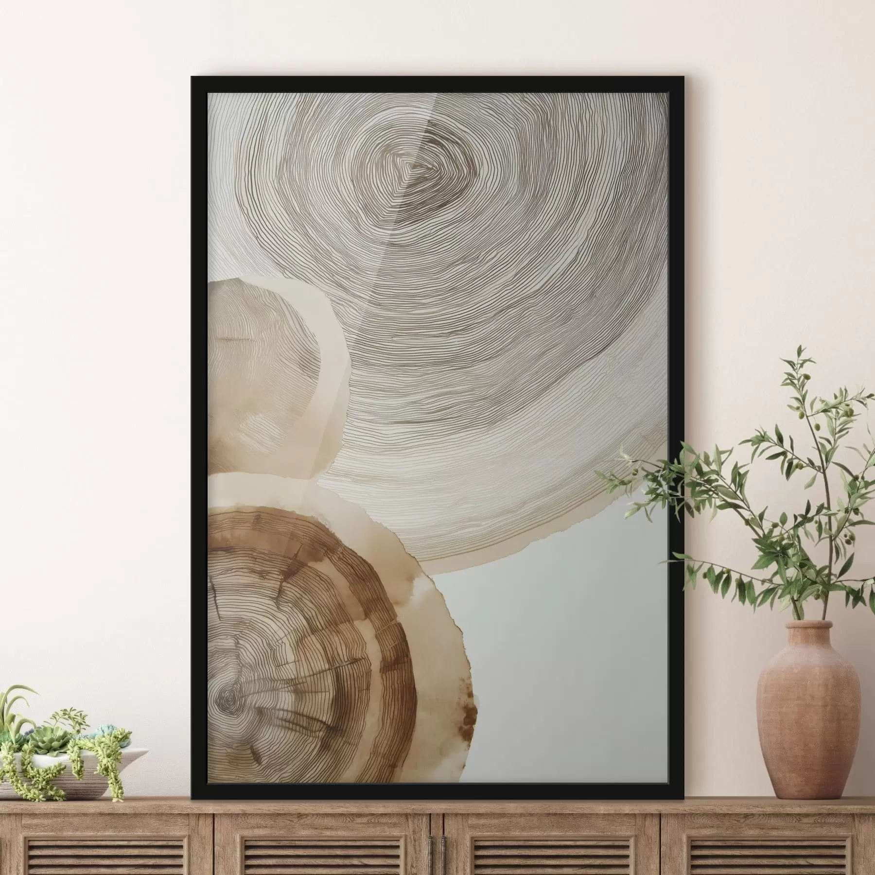 Fototapetai abstrakčios metinės medžių žiedų žiedai f47934