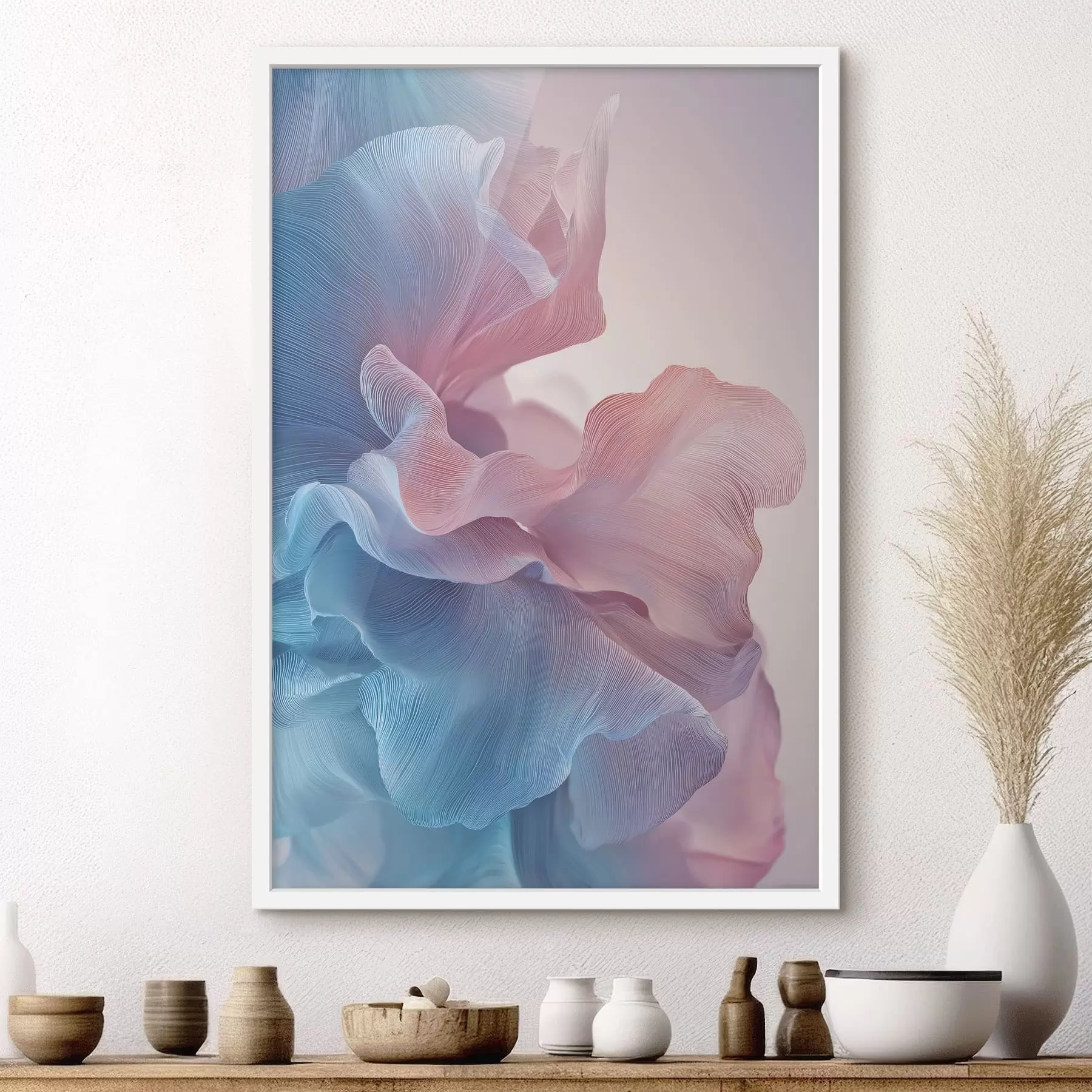 Fototapetai abstrakčios bangos su tūrio efektu f47945