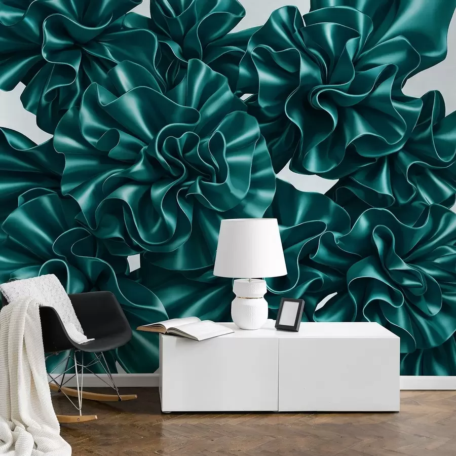 Fototapetai Gėlių imitacija iš juostelių w05252v2
