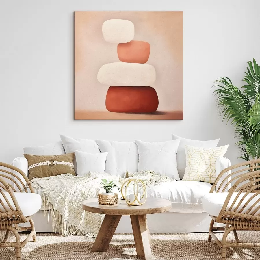 Paveikslėlis minimalistinė abstrakčių formų kompozicija s48076