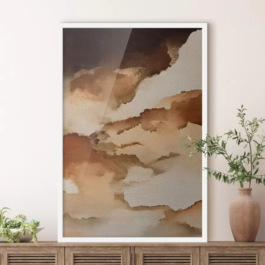 Fototapetai abstraktaus sluoksniuoto akvarelės kompozicija f48070