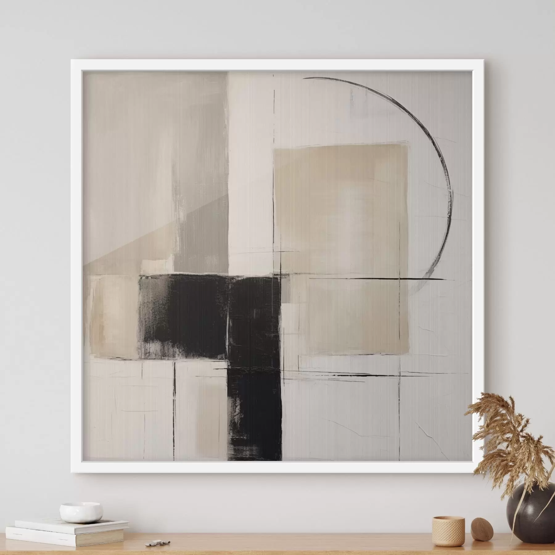 Fototapetai šiuolaikinė abstrakti geometrinė tapyba f48072