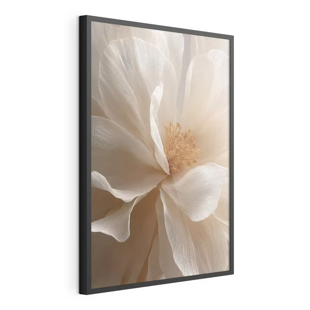 Plakatas makro gėlių kompozicija šiltų tonų f48120