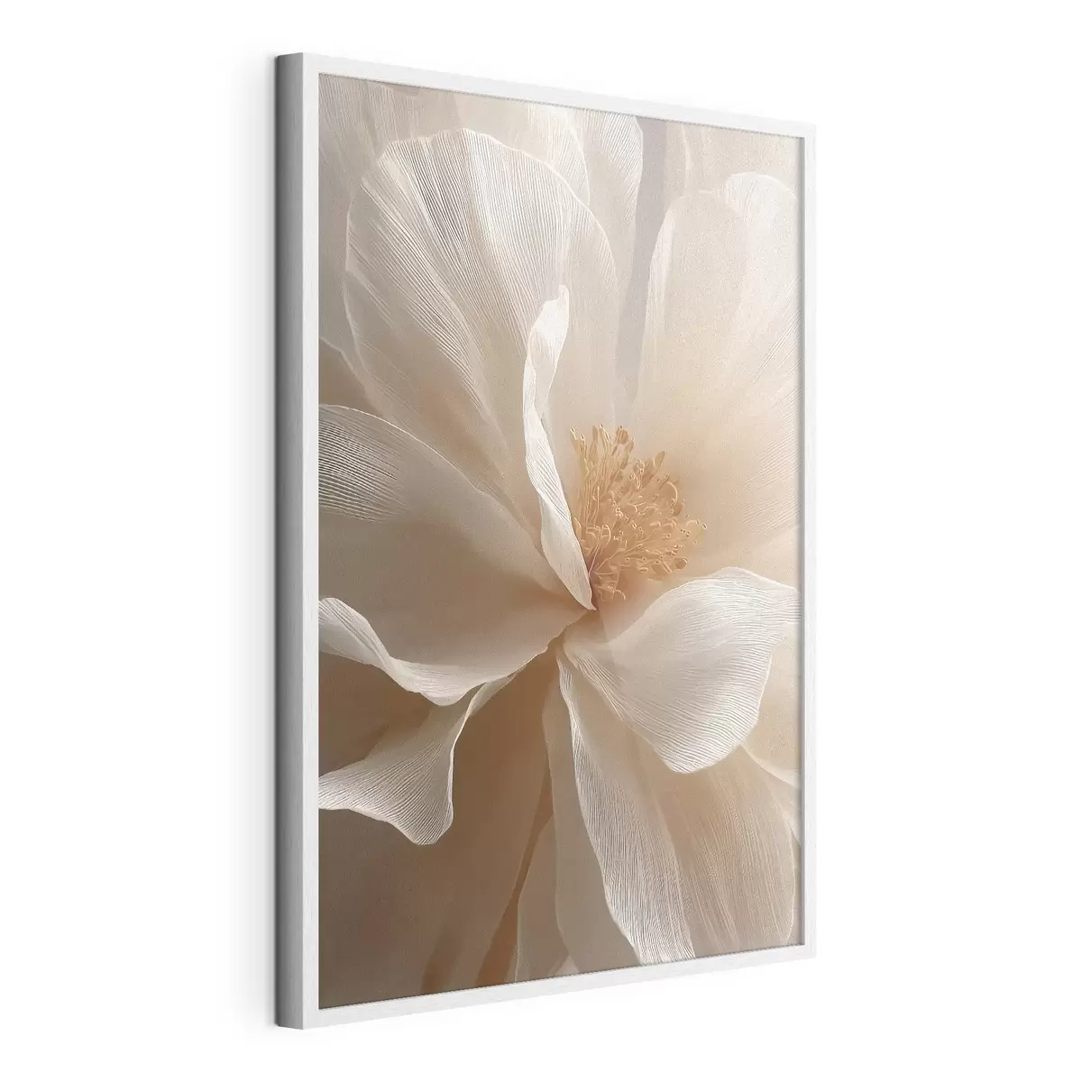 Plakatas makro gėlių kompozicija šiltų tonų f48120