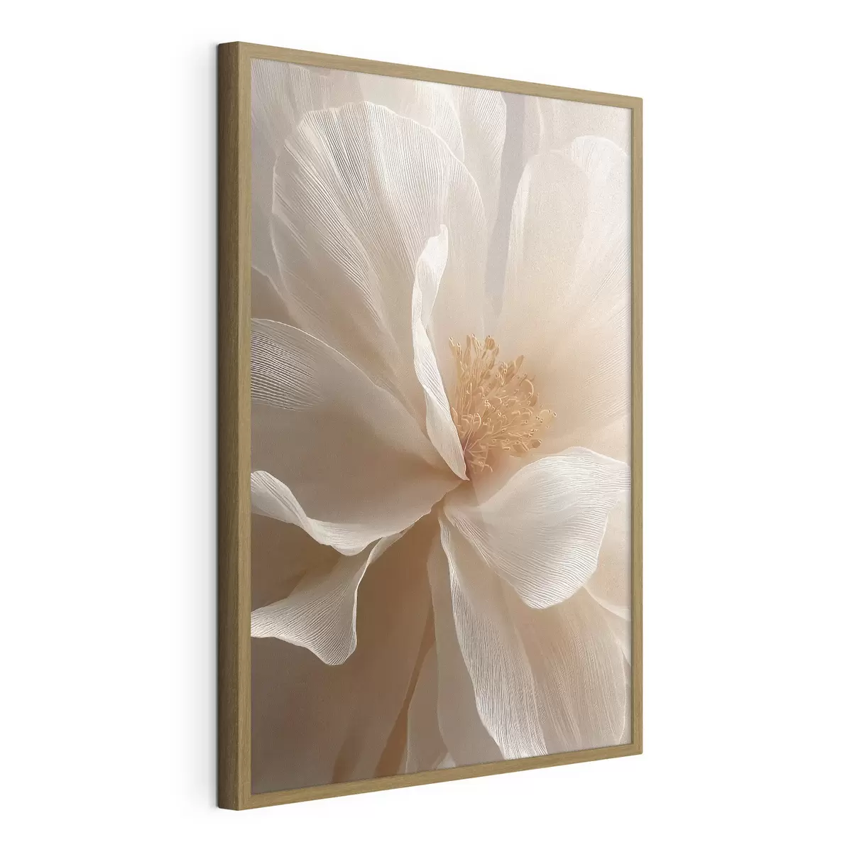 Plakatas makro gėlių kompozicija šiltų tonų f48120