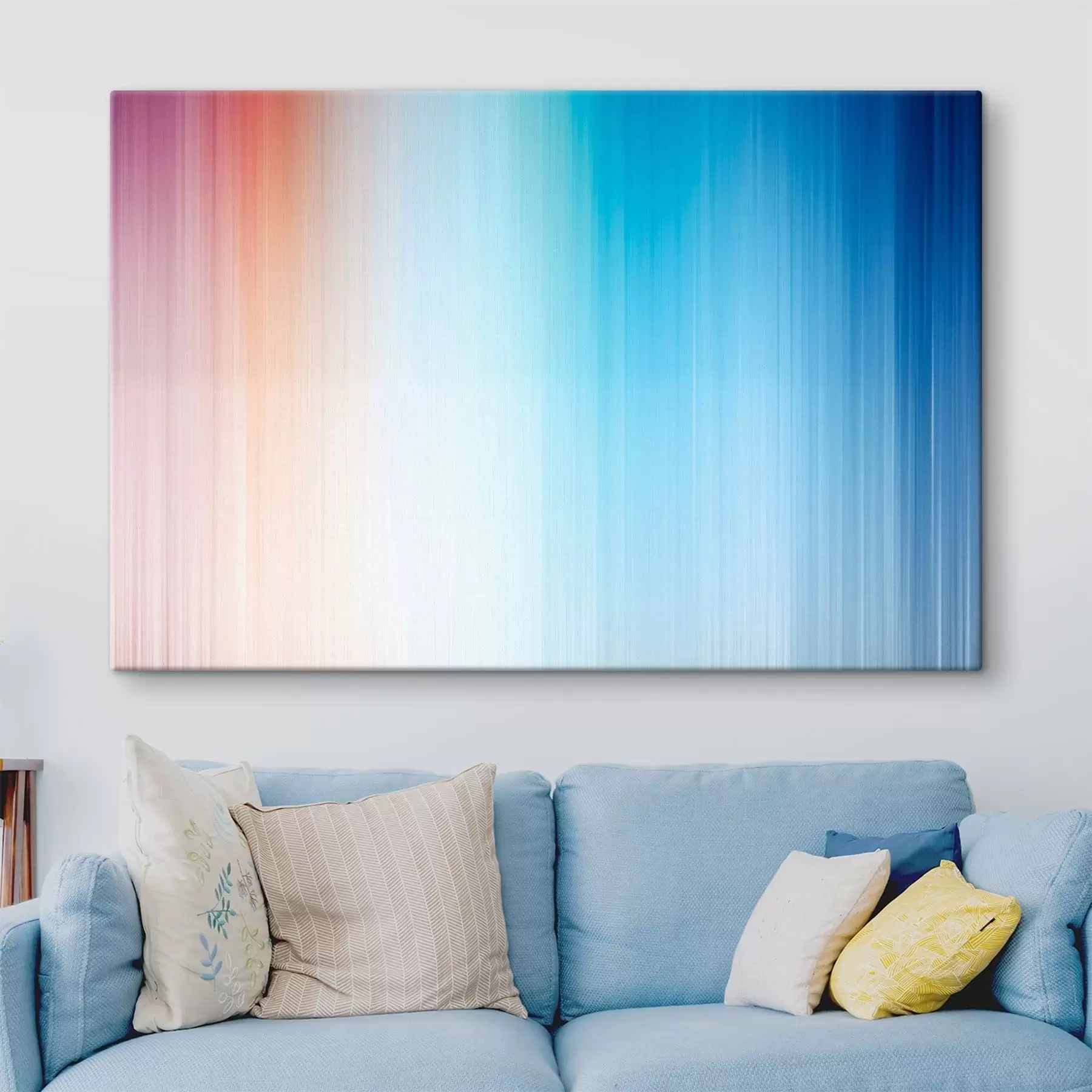 Fototapetai Sklandus perėjimas nuo šiltų iki mėlynų atspalvių s48090