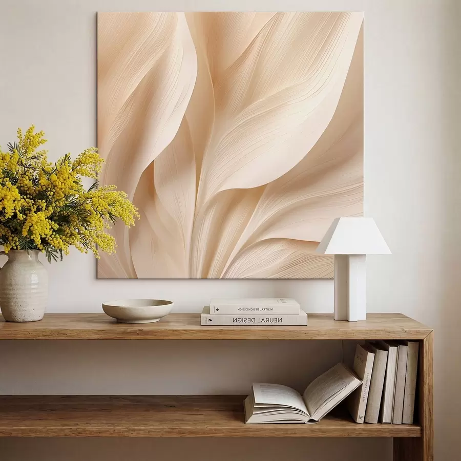 Paveikslėlis Abstrakčios smėlio spalvos tekančios linijos s48095