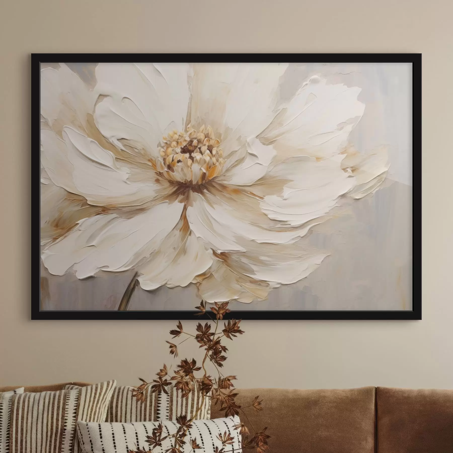 Fototapetai Artimas vaizdas lengvos tekstūros gėlės f48092