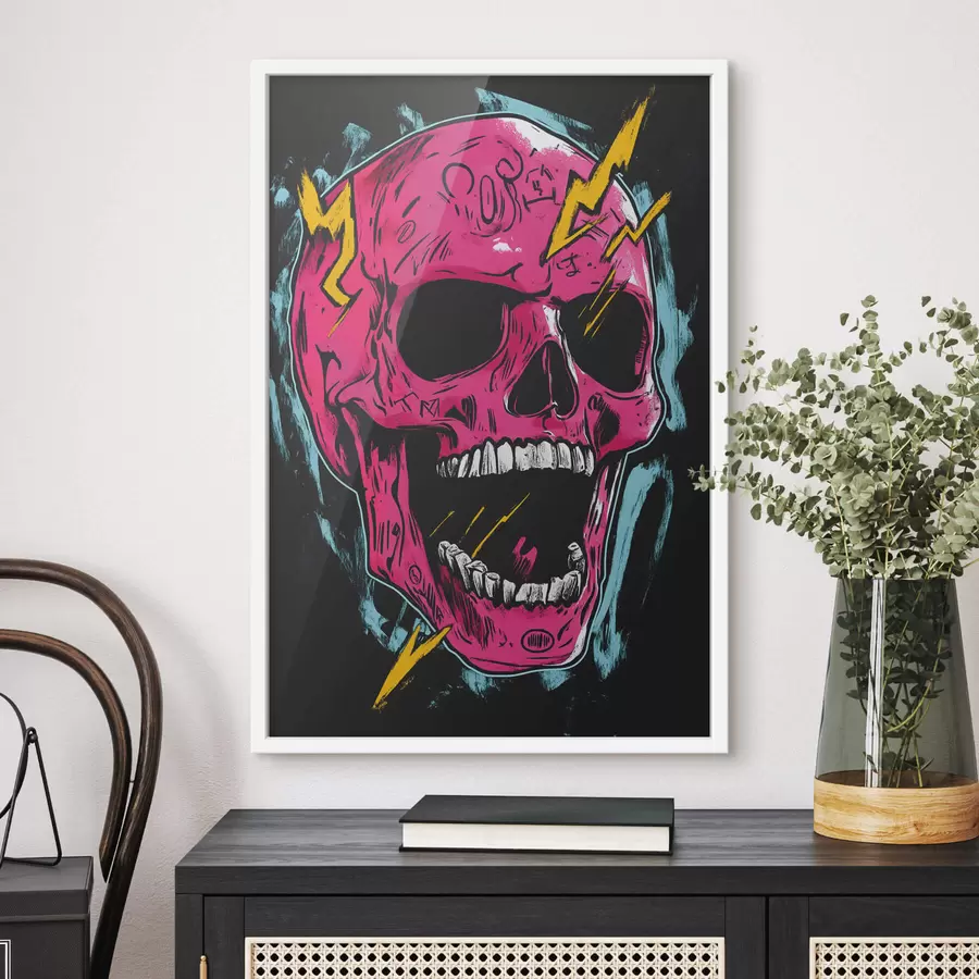 Fototapetai Abstraktaus kaukolės f47780