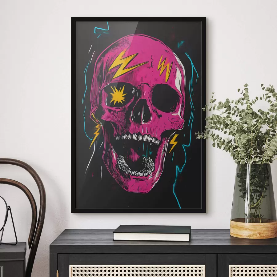 Fototapetai Abstraktaus kaukolės f47781