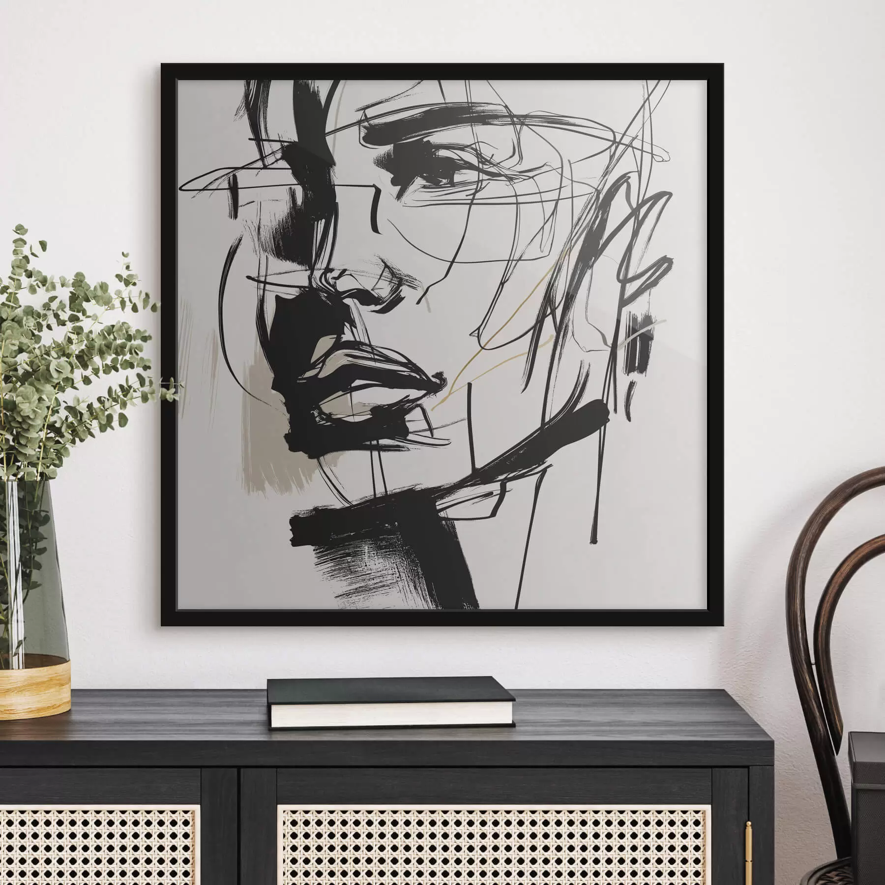 Fototapetai Minimalistinės vyro portretai f48015