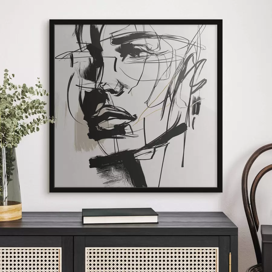 Fototapetai Minimalistinės vyro portretai f48015