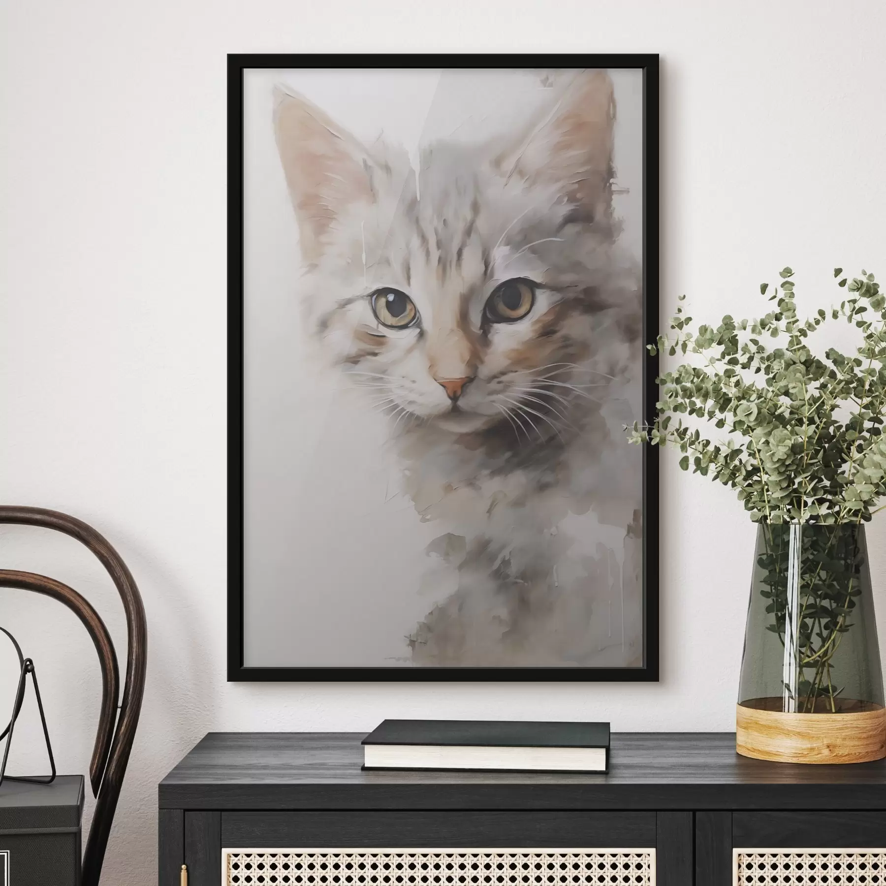 Fototapetai Katės imitacijos tapyba f48161