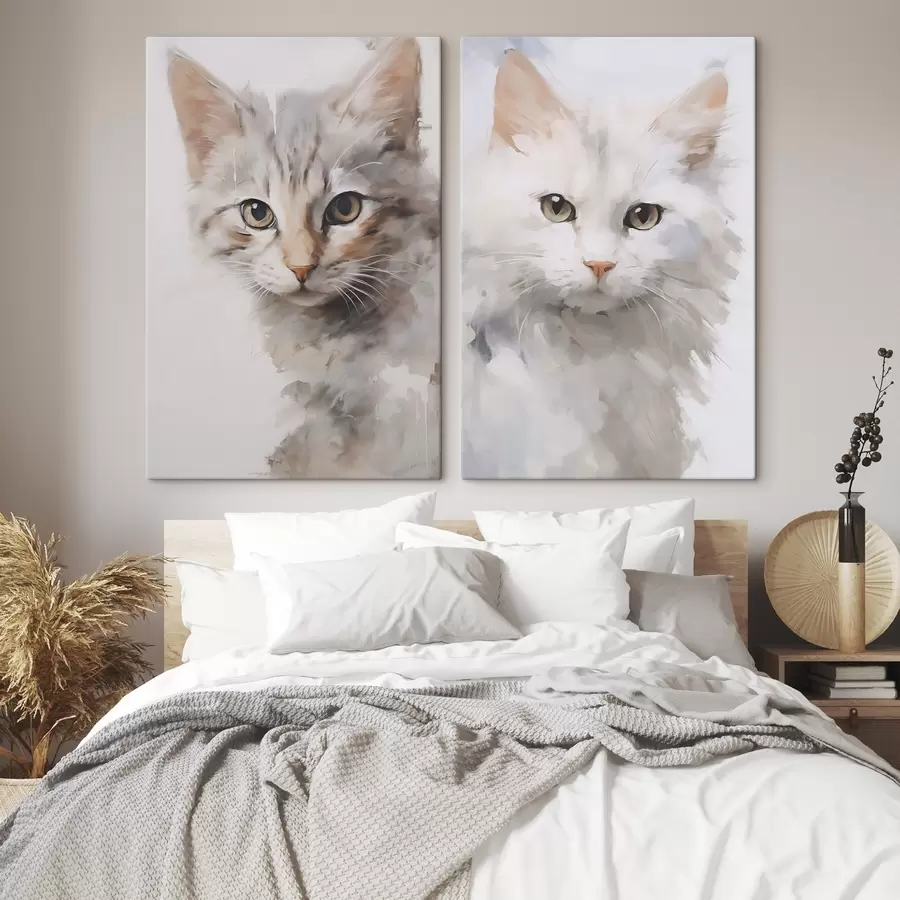 Paveikslėlis Katės imitacijos tapyba m30119