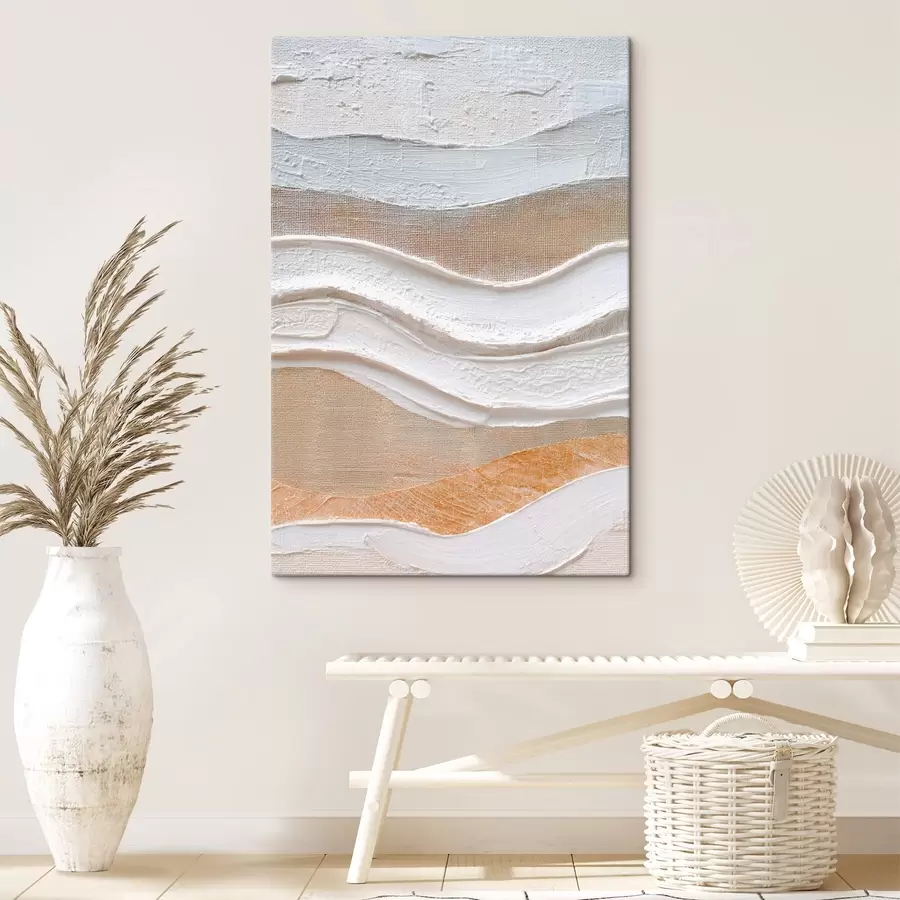 Paveikslėlis Tekstūruota kompozicija su ryškiais potėpiais minimalistiniu stiliumi s47965