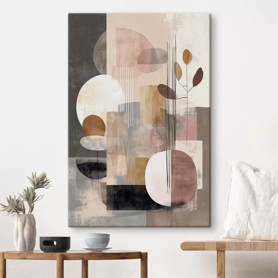 Paveikslėlis Koliažas su botaniniais elementais skaitmeninio tapybos stiliaus s47981