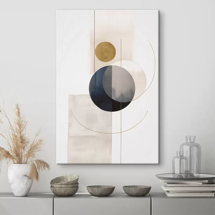 Paveikslėlis Abstraktas su apskritimais s48018