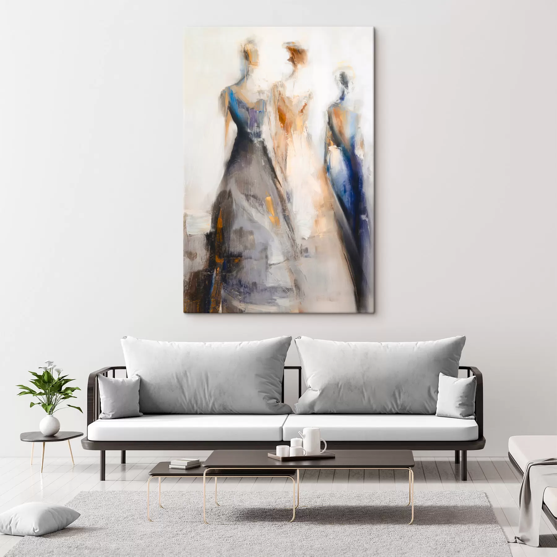 Paveikslėlis Elegantiški abstraktūs moteriški siluetai s48179
