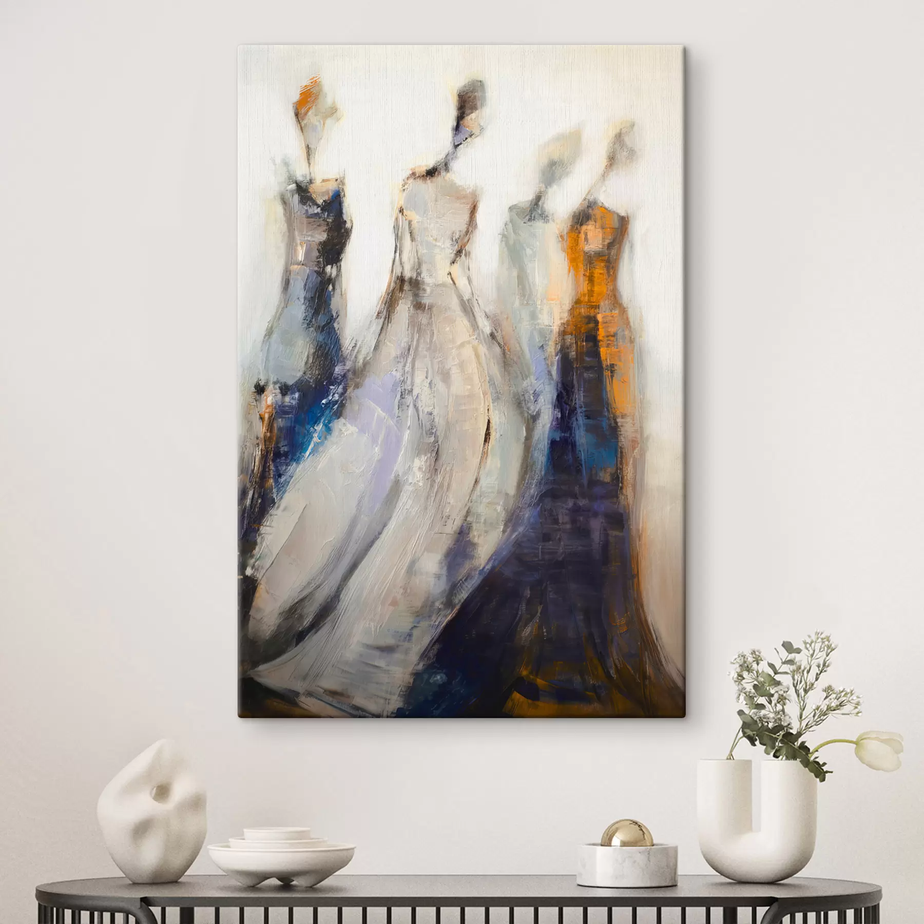 Paveikslėlis Elegantiški abstraktūs moteriški siluetai s48180