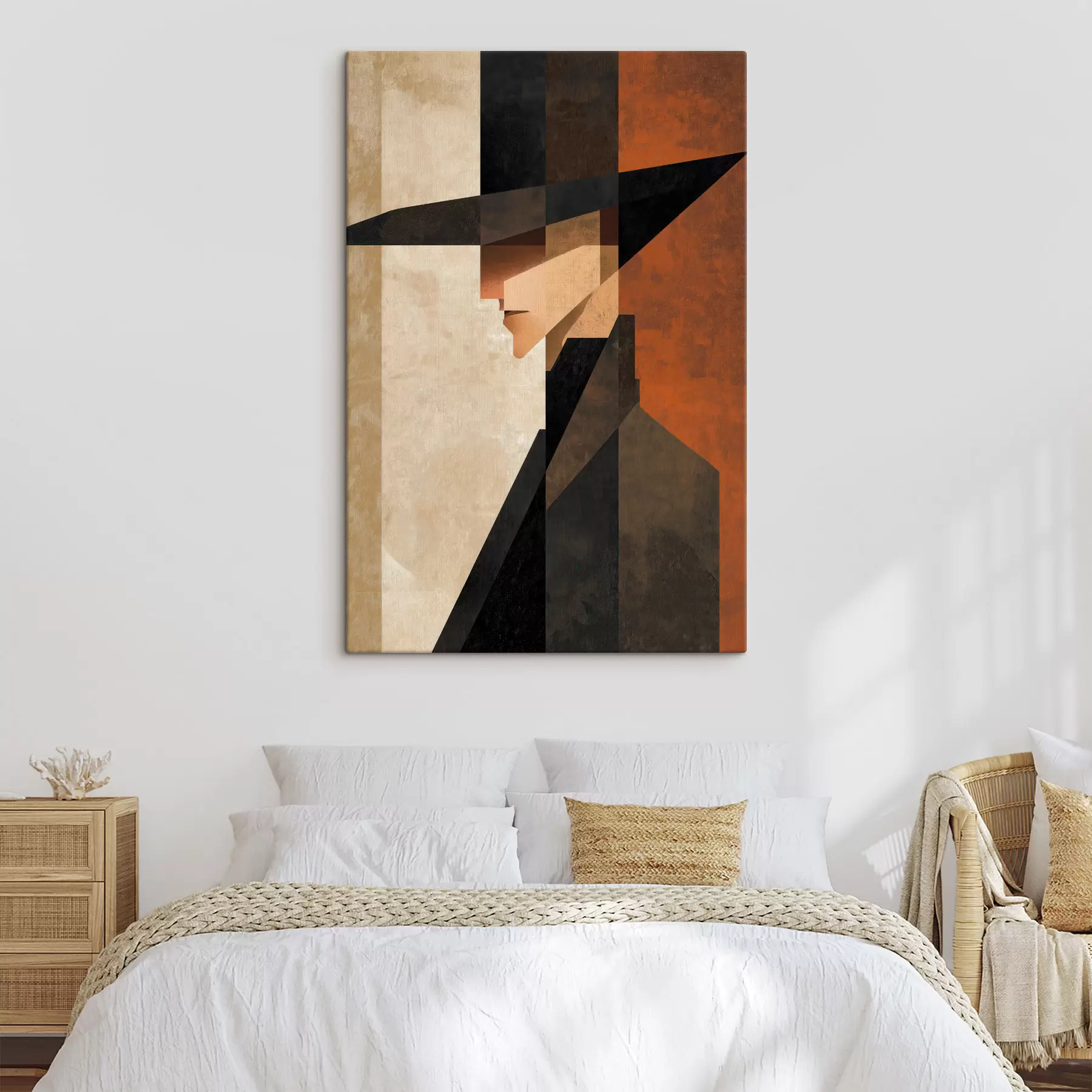 Paveikslėlis Geometrinis abstraktus portretas s48230