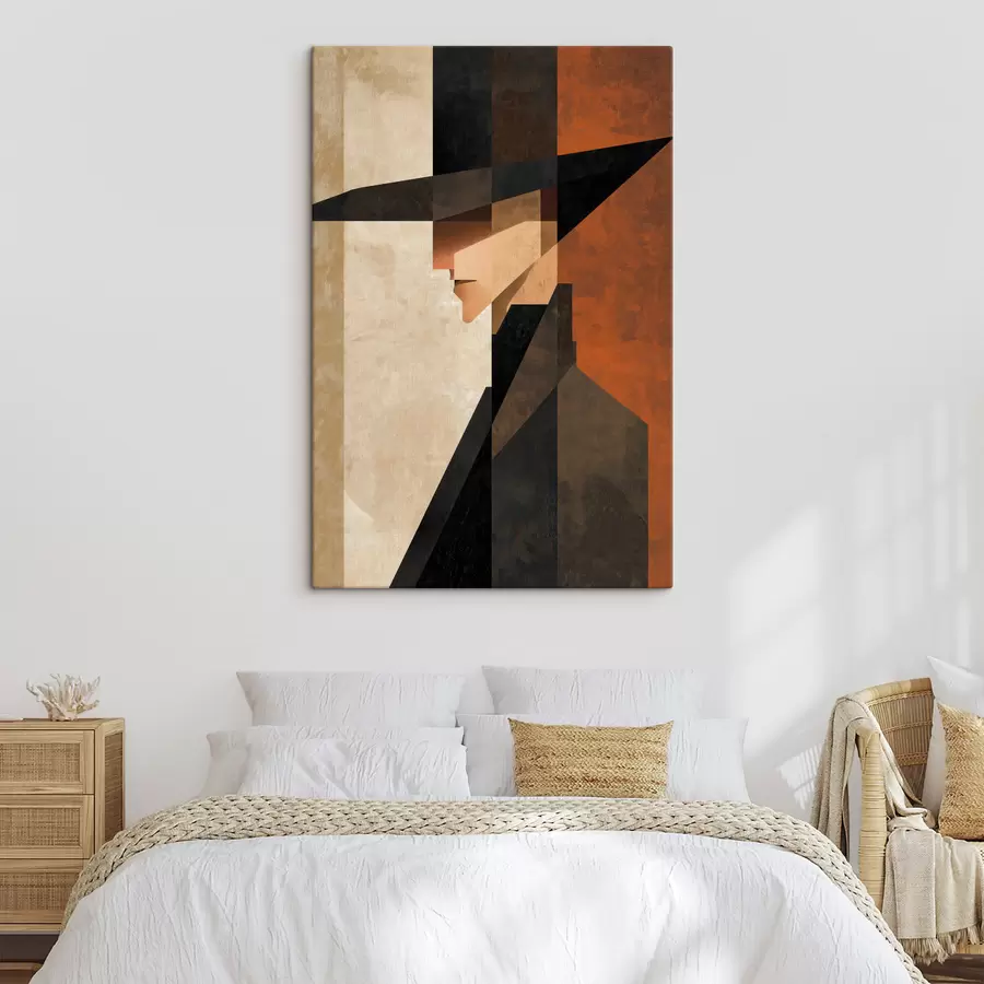 Paveikslėlis Geometrinis abstraktus portretas s48230