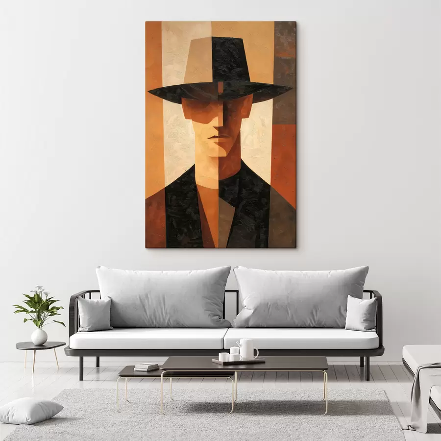 Paveikslėlis Geometrinis abstraktus portretas s48231