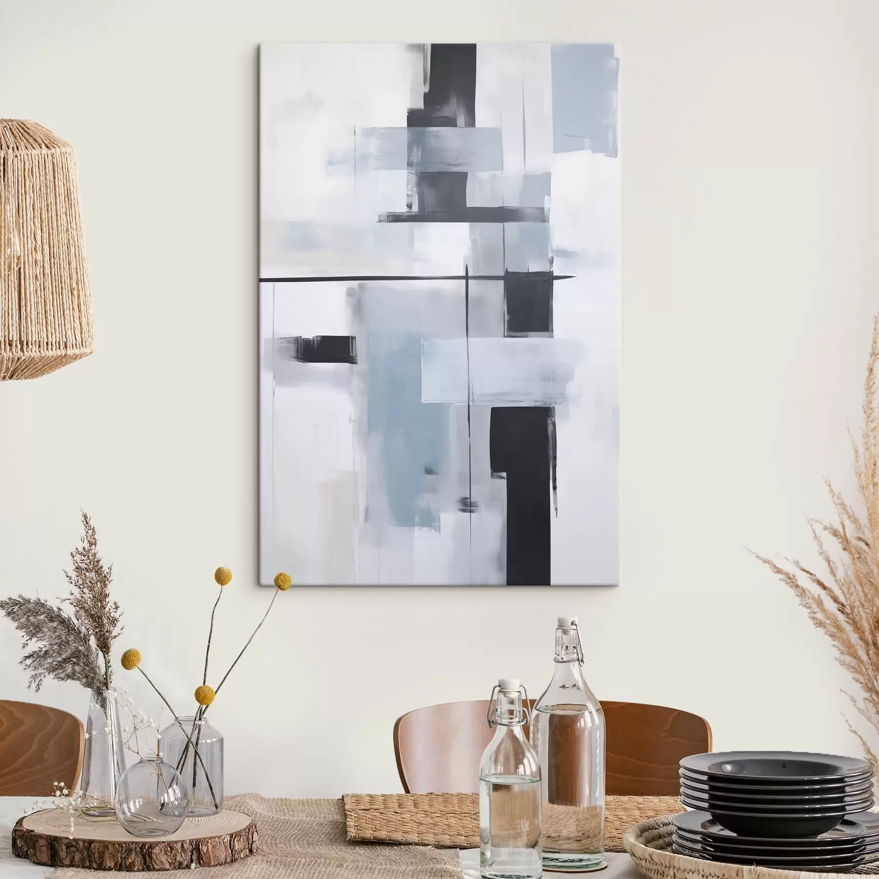 Fototapetai Šiuolaikinės abstrakcijos tapybos imitacija s48261