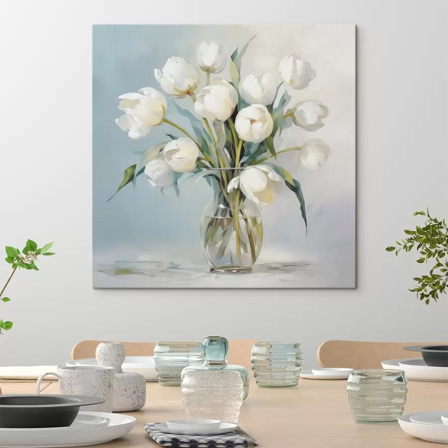 Paveikslėlis Tulpės vazoje imituojanti tapyba s48266