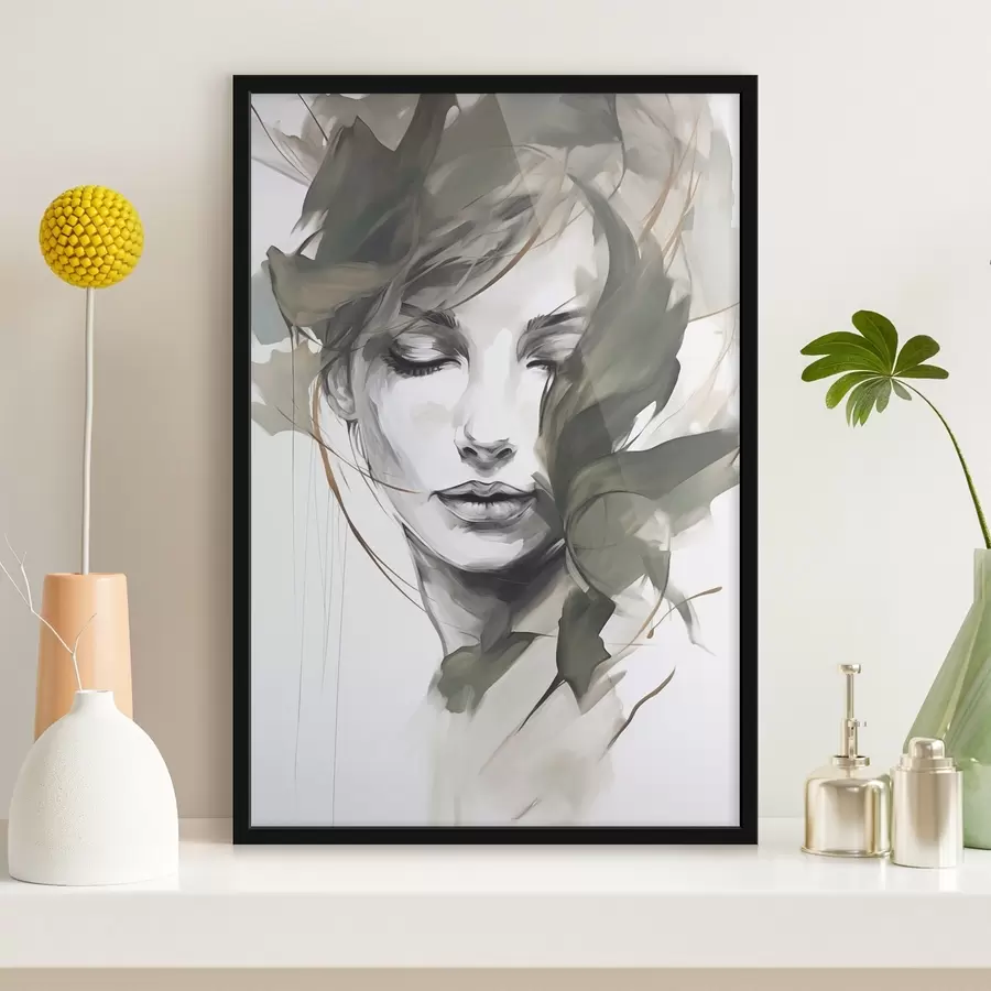 Fototapetai Abstraktus moters portretas f48270