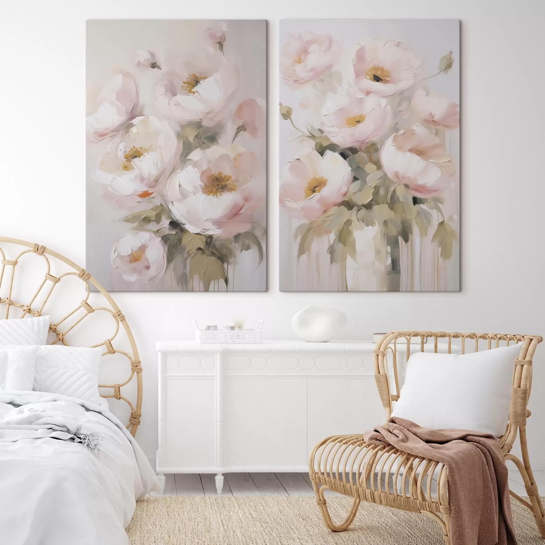 Paveikslėlis Abstrakčių gėlių imitacija tapyboje m30166