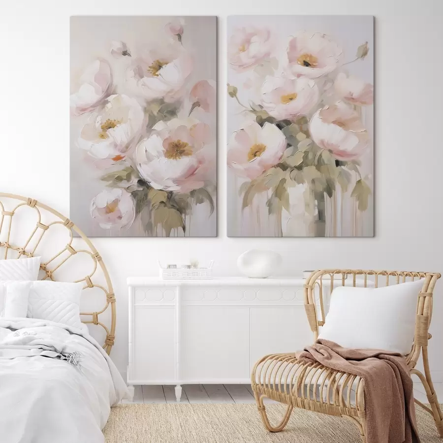 Paveikslėlis Abstrakčių gėlių imitacija tapyboje m30166