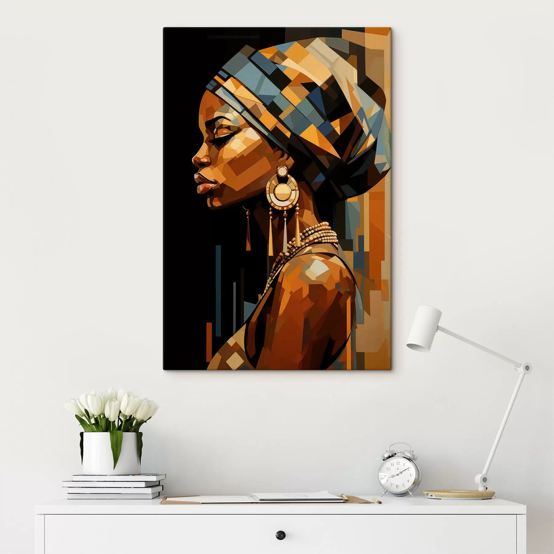 Fototapetai Abstraktus moters portretas s48299