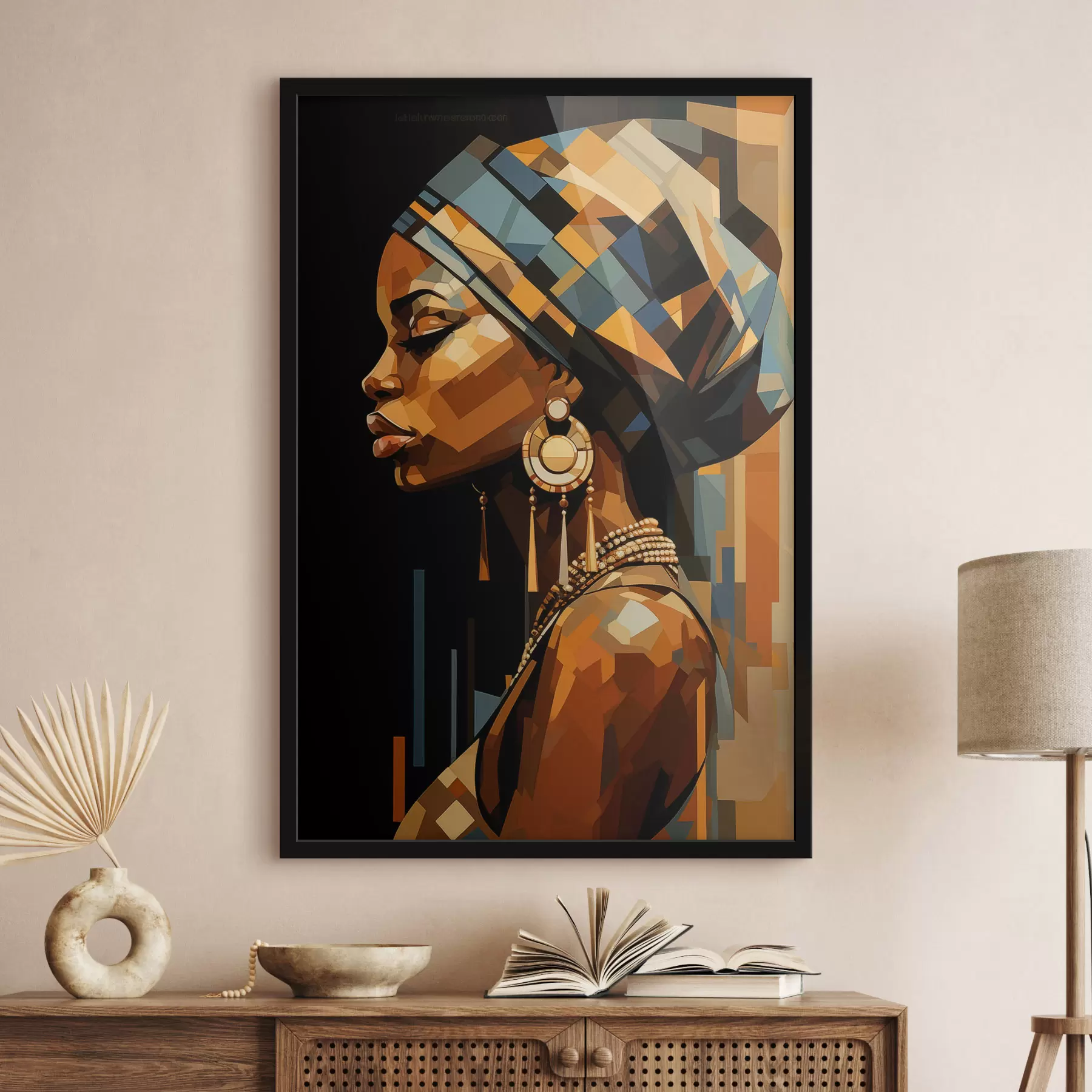 Fototapetai Abstraktus moters portretas f48299