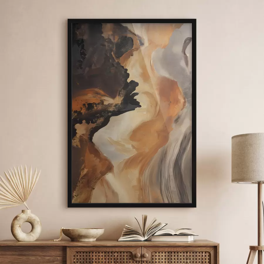 Fototapetai Abstrakčios teptuko potėpiai f48302