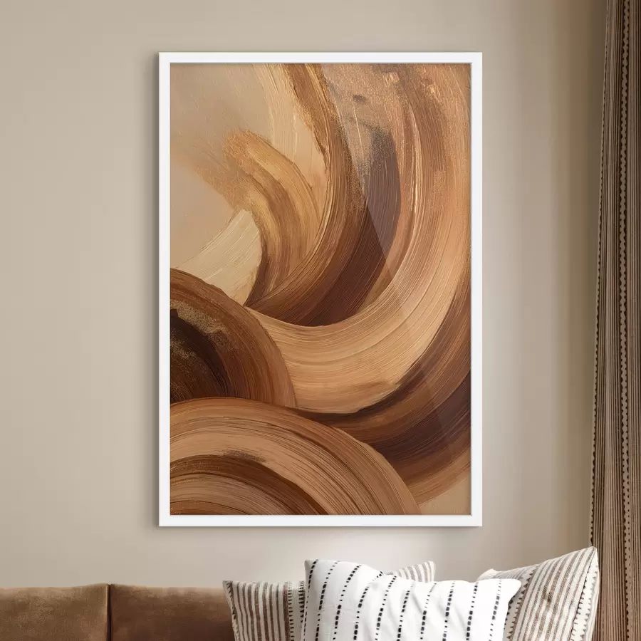 Fototapetai Abstrakčios teptuko potėpiai f48305