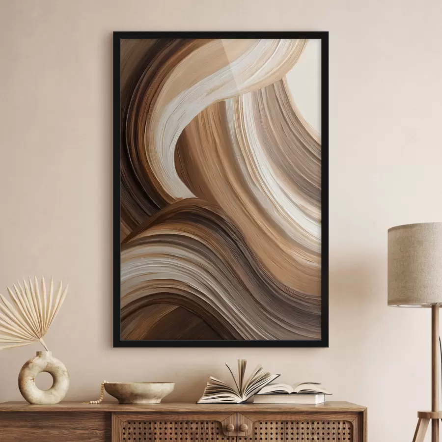 Fototapetai Abstrakčios teptuko potėpiai f48306