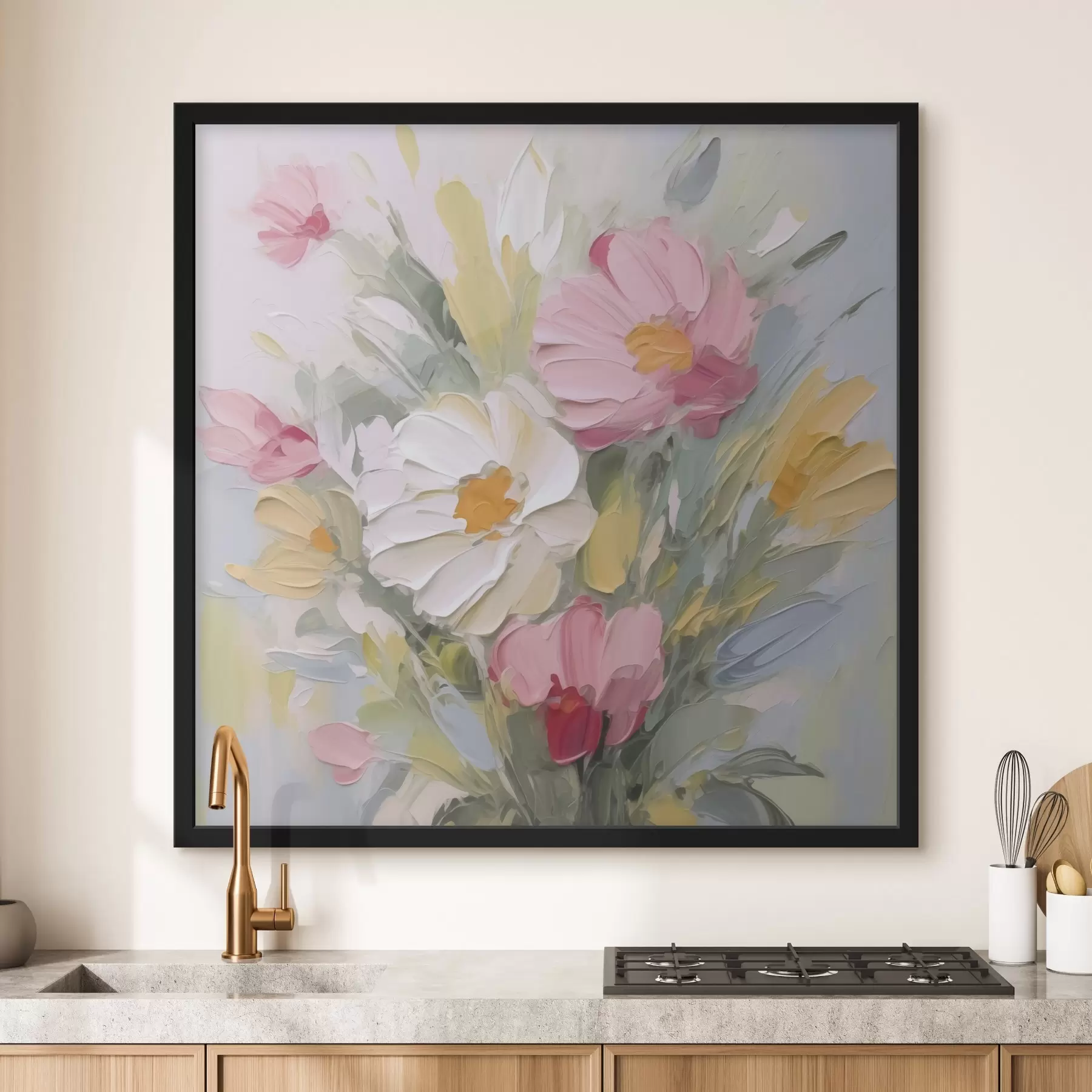 Fototapetai Gėlių puokštė, tapybos imitacija f48317